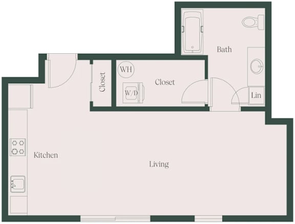 Studio_B at Cru at Willows Apartments, Redmond, WA, 98052