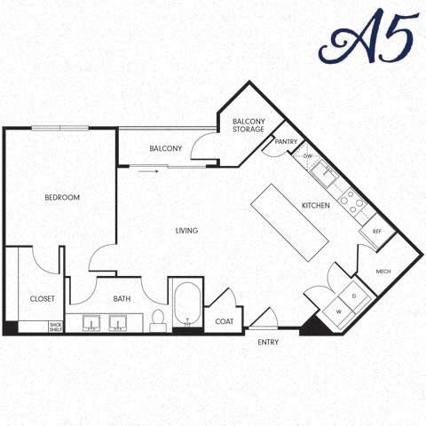 A black and white diagram of a floor plan for a home.