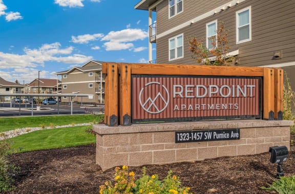 RedPoint Apartments Monument Sign