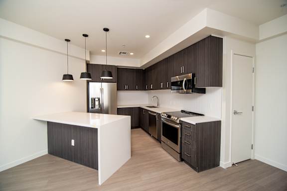 Home Kitchen at Rendezvous Urban Flats, Arizona, 85701