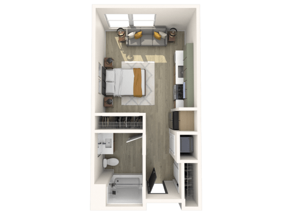 Strata S4 3D Floor Plan