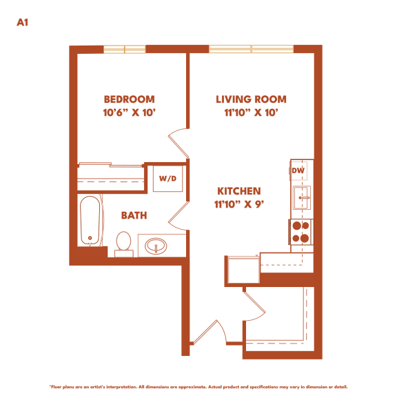 Strata A1 2D Floor Plan