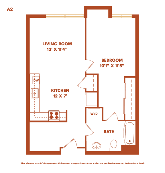 Strata A2 2D Floor Plan