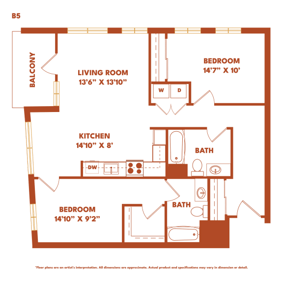 Strata B5 2D Floor Plan