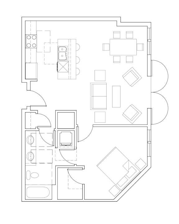 Sweetbriar Apartments in Seattle, Washington A4 Floor Plan