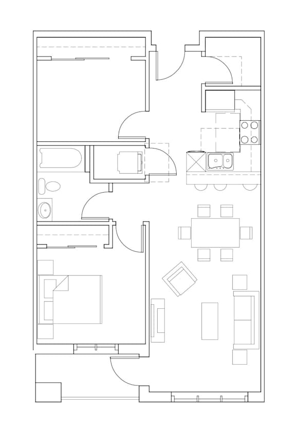Sweetbriar Apartments in Seattle, Washington A5 Floor Plan