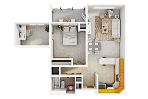 Floor Plans of Sycamore Apartments in Walla Walla WA