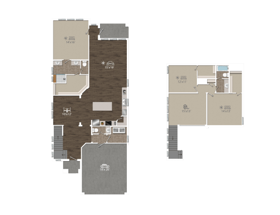Cottages at the Realm The Anne Floor Plan