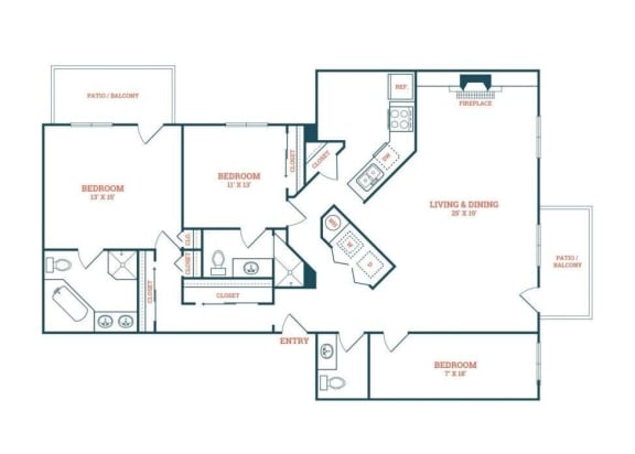 The Annex C1 Floor Plan