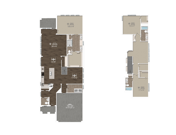 Cottages at the Realm The Catherine Floor Plan