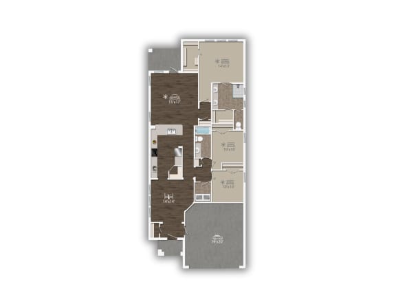 Cottages at the Realm The Charles Floor Plan
