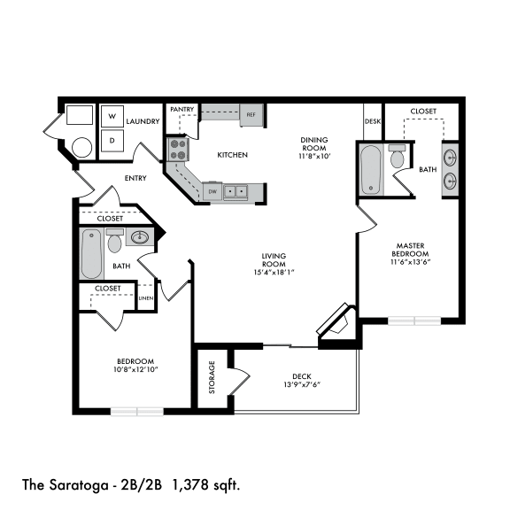The Crossings at Chapel Hill Saratoga Floor Plan