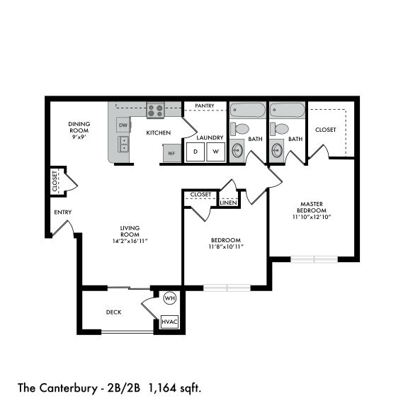 The Crossings at Chapel Hill Canterbury Floor Plan