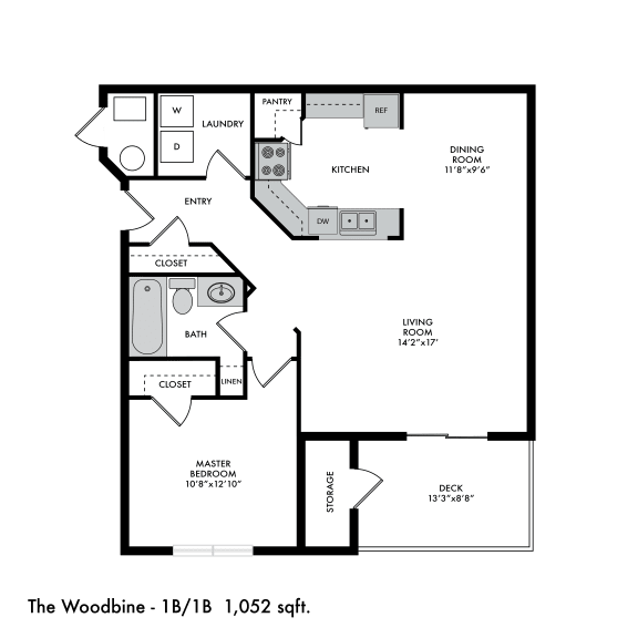 The Crossings at Chapel Hill Woodbine Floor Plan