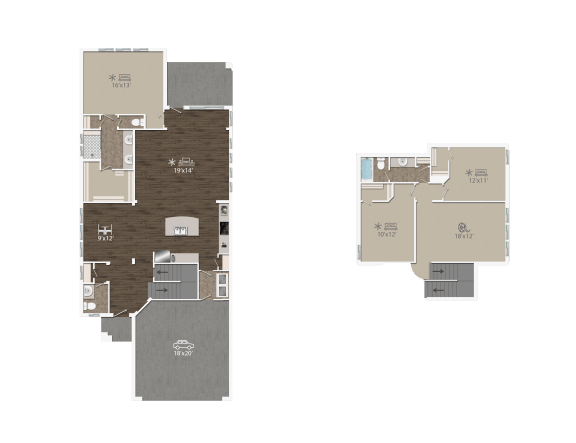 Cottages at the Realm The Elizabeth Floor Plan