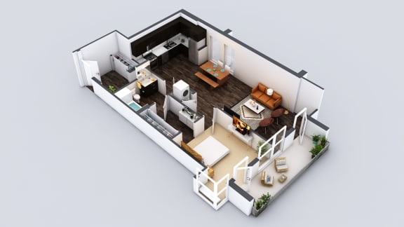 The Fifty Five Fifty A2 Floor Plan