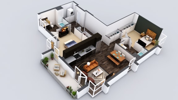 The Fifty Five Fifty B9 Floor Plan