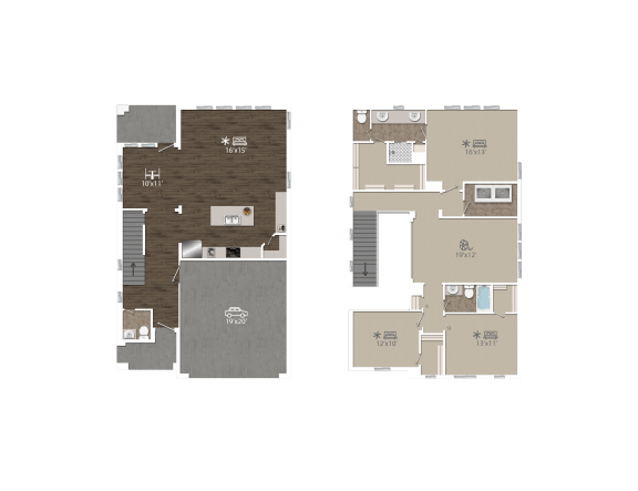 Cottages at the Realm The Henry Floor Plan