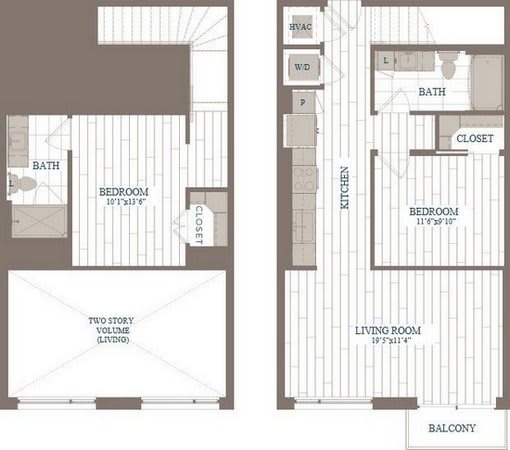 The Hudson Rockefeller Floor Plan