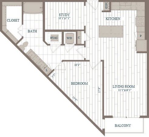 The Hudson Radio City Floor Plan