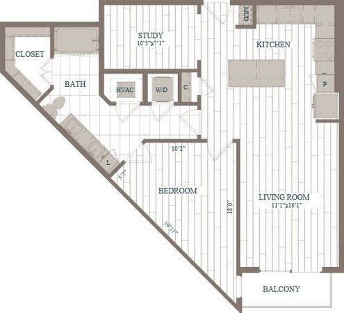 The Hudson Empire Floor Plan