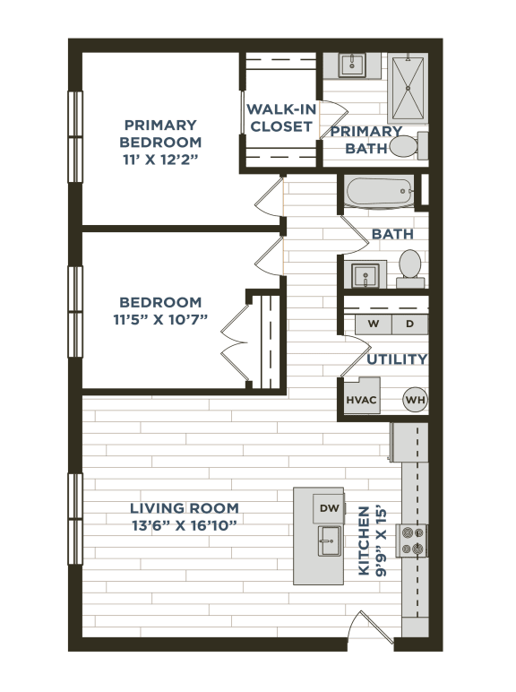 The Legend at Beards Hill B1 Floor Plan