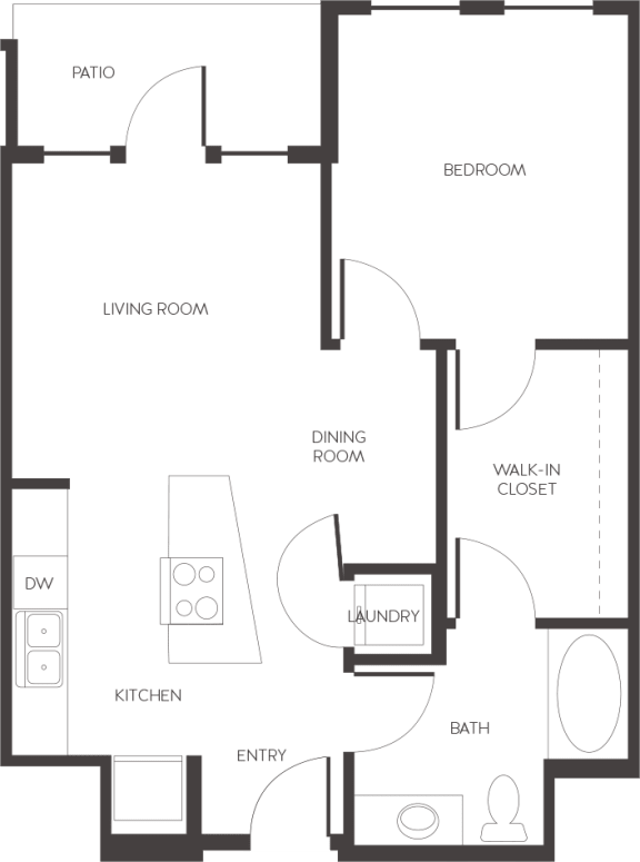 Denver, CO City House Apartments 1 bedroom 1 bath