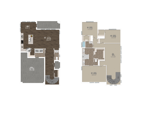 Cottages at the Realm The Mary Floor Plan