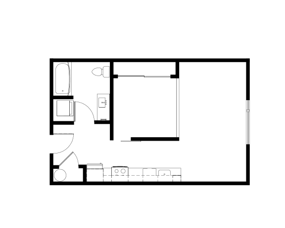 Tilian 1x1 A Floor Plan
