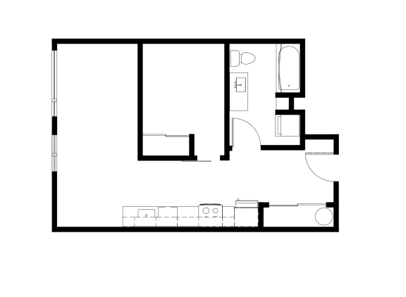 Tilian 1x1 B Floor Plan