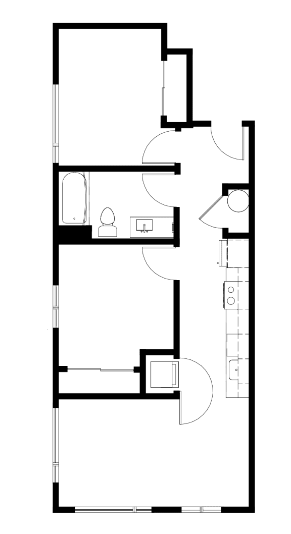Tilian 2x1 B Floor Plan