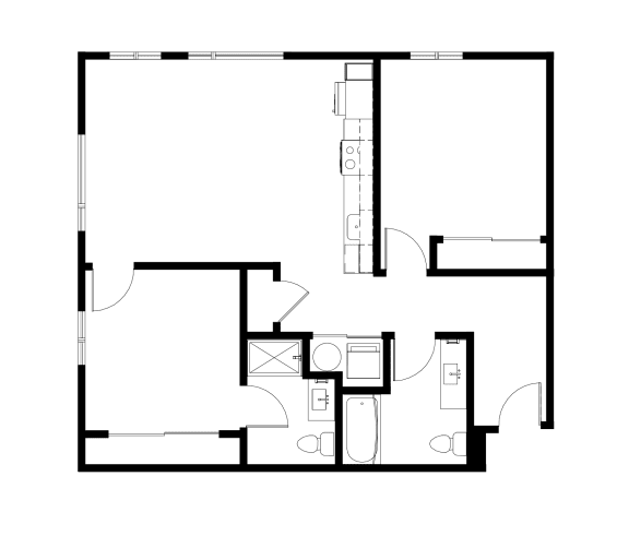 Tilian 2x2 B Floor Plan