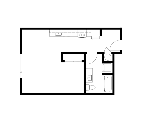 Tilian Alcove Studio Floor Plan