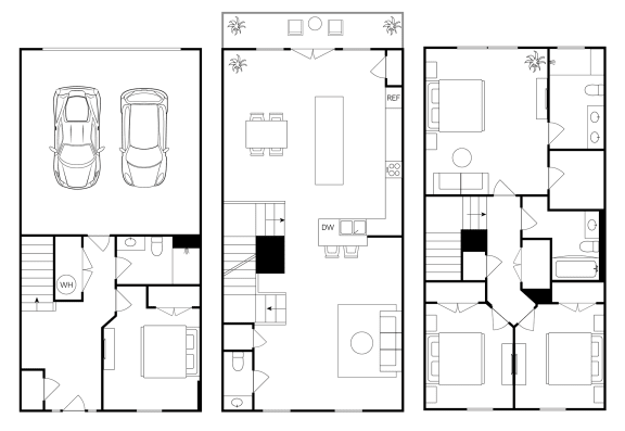 Towns at Andrew's Park 4 Bedroom 2D