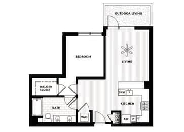 Vinz on Fairfax Apartments in Los Angeles, California A10 Floor Plan