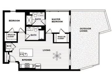 Vinz on Fairfax Apartments in Los Angeles, California C11 Floor Plan