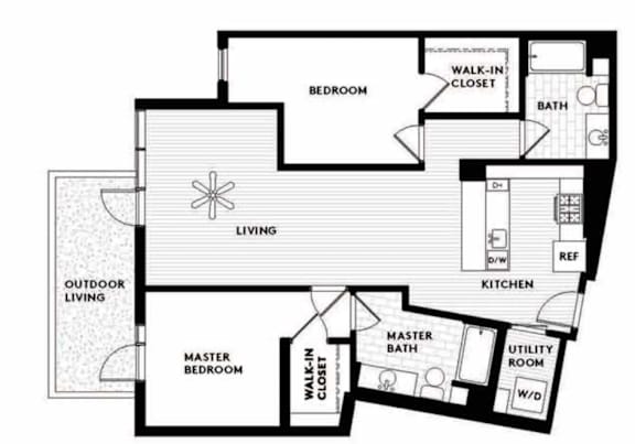 Vinz on Fairfax Apartments in Los Angeles, California C5.1 Floor Plan