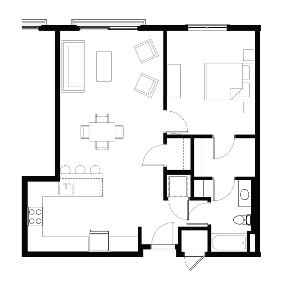 Zen Apartments Citrine Floor Plan