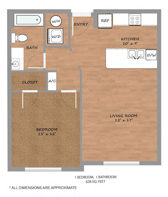 Floor Plan  P2-Jade-Floorplan at Urban Square, Denton, TX, 76210