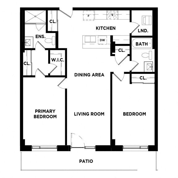 Two Bedroom Apartment - Suite 109