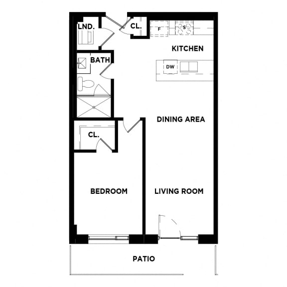 One Bedroom Apartment - Suite 110