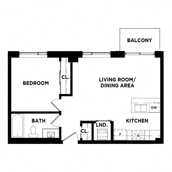 One Bedroom Apartment _23
