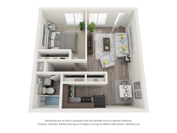 Cypress Floorplan at Lexington Square, Lexington, 40502