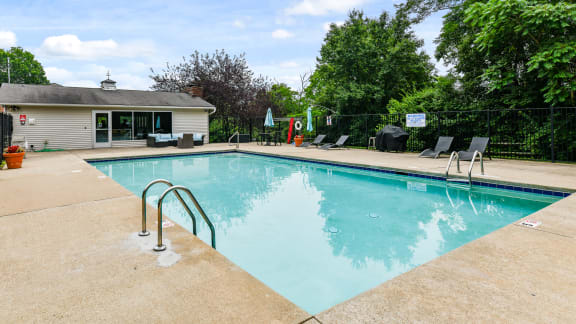 Swimming pool at our apartments