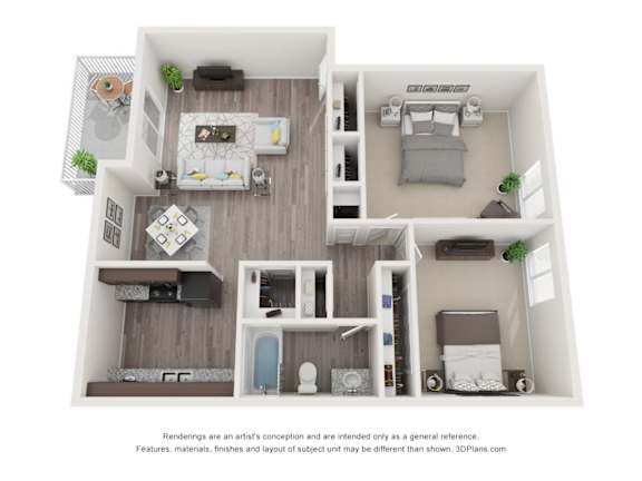 Juniper Floorplan at Lexington Square, Kentucky