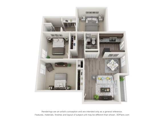 Maple Floorplan at Lexington Square, Kentucky, 40502