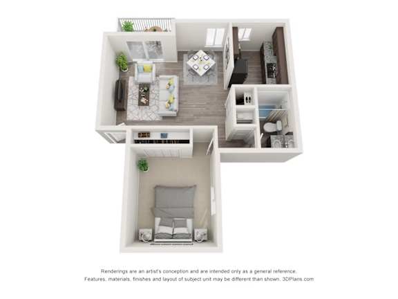 Pecan Floorplan at Lexington Square, Lexington, Kentucky