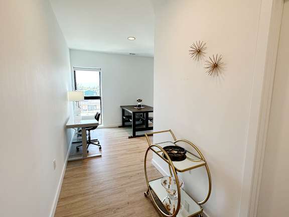 View of Living room from the Entrance at Cannery Flats, Bozeman, MT, 59715