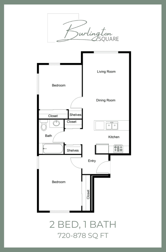 a floor plan of a bedroom apartment with roommates