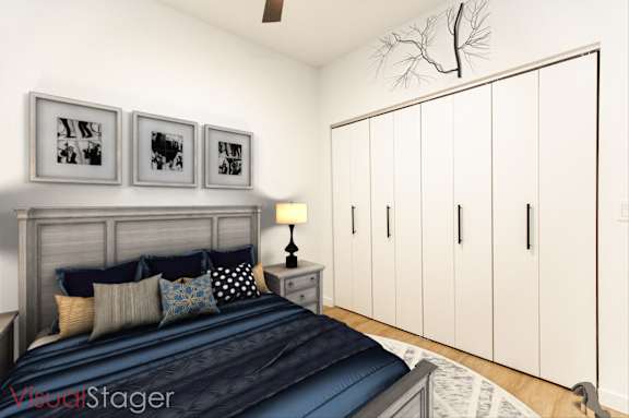 Bedroom with closets at Cannery Flats, Bozeman, 59715